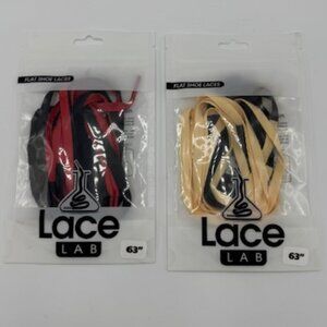 Lace Lab Brand Replacement Shoe Laces Jordan 1 Union Style 2 pairs Brand New 63"